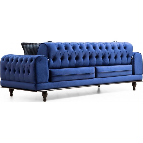 Arredo Capitone v2 3-seters sovesofa - Marineblå Arredo Capitone v2 3-seters sovesofa - Marineblå