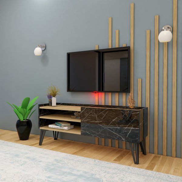 Martin mediebenk - Eik Martin mediebenk - Eik