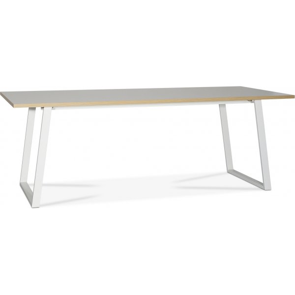 Edge 3.0 Spisebord 240x90 cm - Hvitt hytrykkslaminat (HPL)