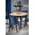 Berivan uttrekkbart spisebord 102-142 cm - Artisan eik/sort