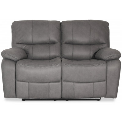 Manhattan recliner-sofa, 2-seter - Grå PU