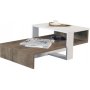 Charm salongbord - Hvit/valntt