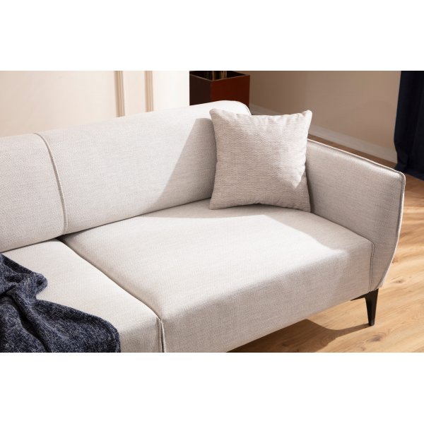 Belissimo 3-seters sofa - Hvit