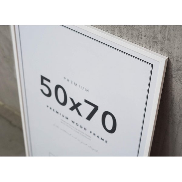 Ramme Deluxe (Hvit) - 50x70 cm Plakat Ramme Deluxe (Hvit) - 50x70 cm Plakat