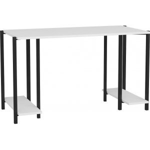 Academy skrivebord 125,2 x 60 cm - Sort/hvit