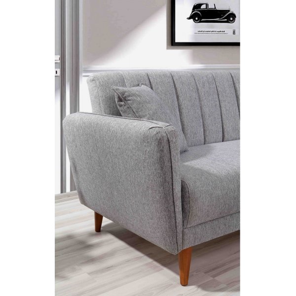 Aqua divansovesofa, høyre - Grå Aqua divansovesofa, høyre - Grå