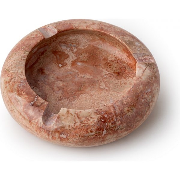 Runde askebegre i 2 typer marmor - 2 stk Runde askebegre i 2 typer marmor - 2 stk