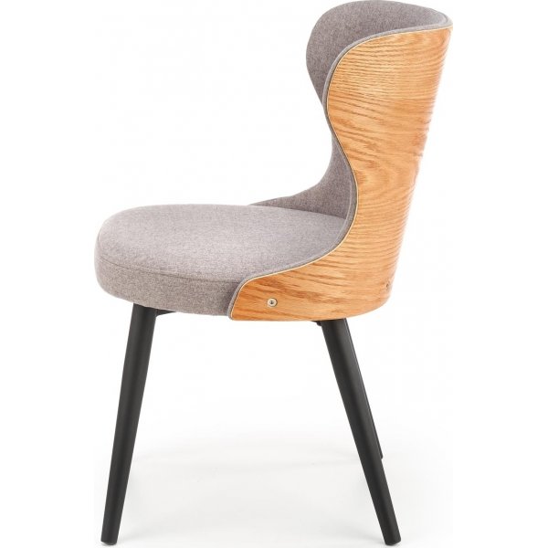 Cadeira spisestuestol 452 - Grå/tre Cadeira spisestuestol 452 - Grå/tre