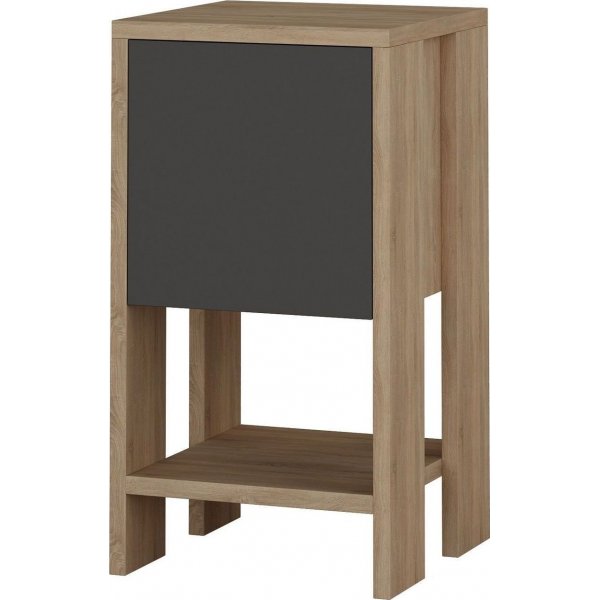 Ema nattbord - Eik/antrasitt