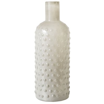 Vase glassflaske bobler PE136722 - Grå