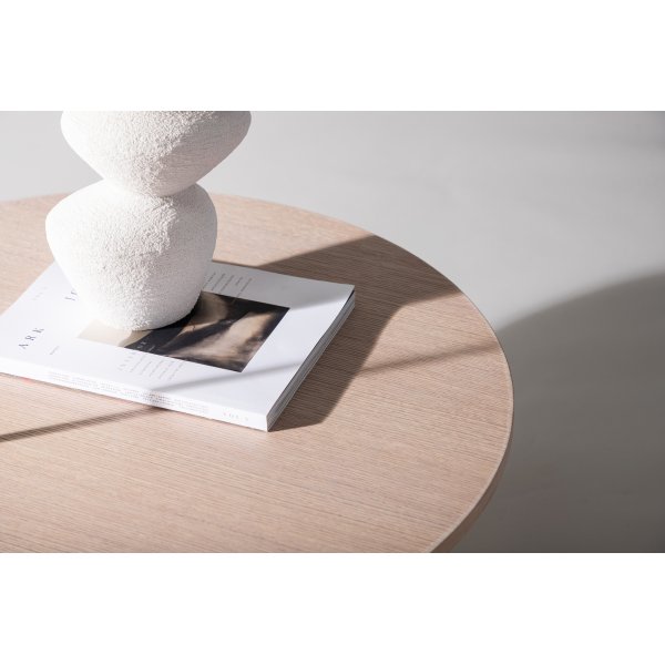 Askerön salongbord Ø80 cm - Whitewash Askerön salongbord Ø80 cm - Whitewash