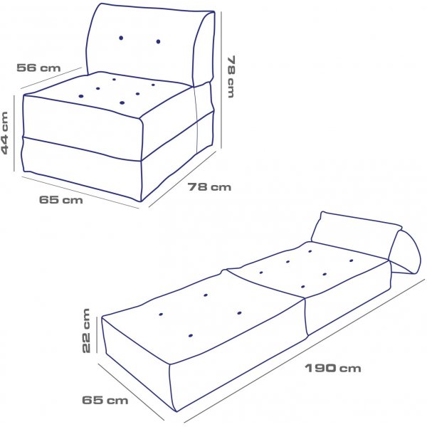Faldi lenestol - Petroleumsgrønn Faldi lenestol - Petroleumsgrønn