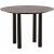 Sjsteins spisebord 106 cm - Brun/svart