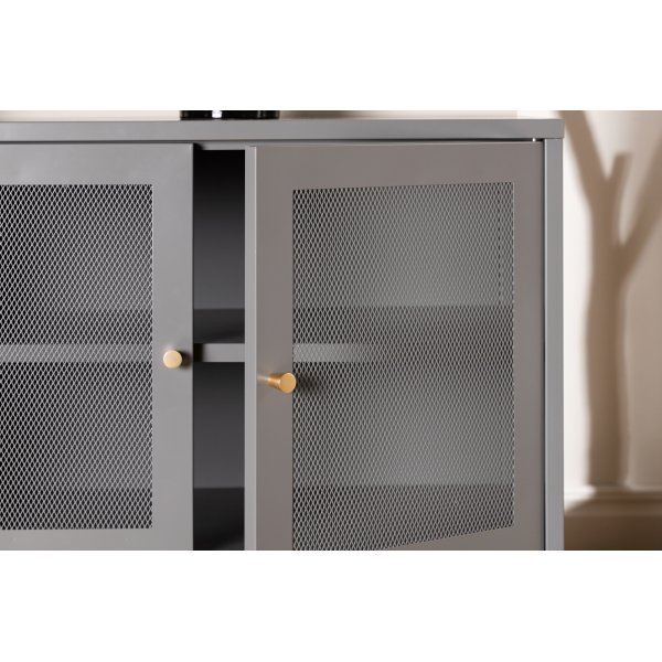 Trerike skjenk - Lys grå Trerike skjenk - Lys grå