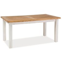 Spisebord Vimle 160 cm - Hvit/furu Spisebord Vimle 160 cm - Hvit/furu