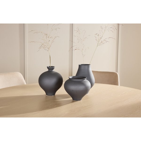 Spisebord Copenhagen med 6 Nattstoler - Beige/sort/hvitkalket Spisebord Copenhagen med 6 Nattstoler - Beige/sort/hvitkalket