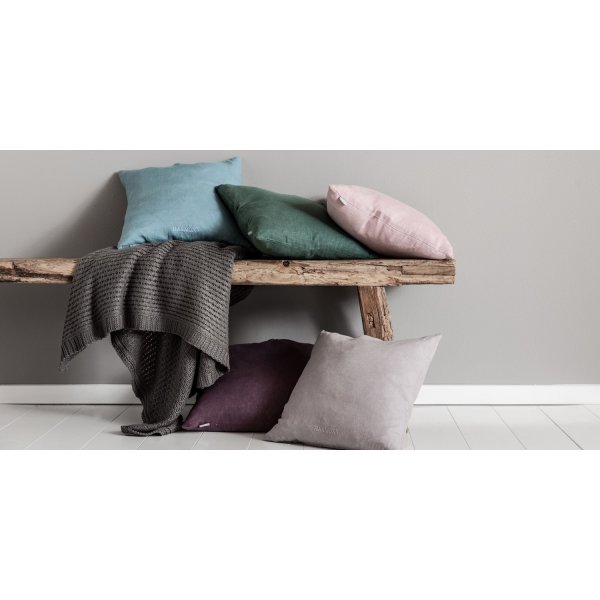 Harmony Lin putetrekk 45x45 cm - Bensin Harmony Lin putetrekk 45x45 cm - Bensin