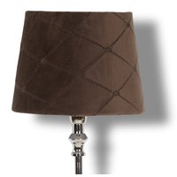 Velvet Diamond lampeskjerm 23 cm - Brun Velvet Diamond lampeskjerm 23 cm - Brun