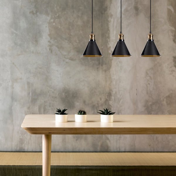 Berkeley taklampe 251-S1 - Sort Berkeley taklampe 251-S1 - Sort