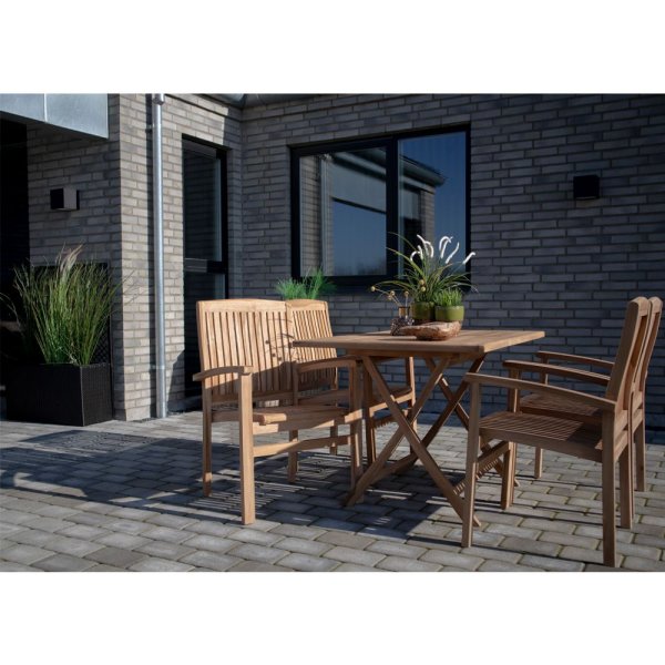 Oviedo spisebord - Teak - 120x80x75 Oviedo spisebord - Teak - 120x80x75
