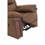 Reclinerlenestol Riverdale - Brun (Mikrofiber)