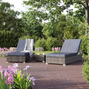 Solsenger Astrid 2 stk med bord - Gr�