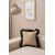 Firefly putetrekk 43 x 43 cm - Sort/beige