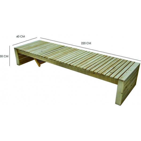 Ray solseng - Furu + Tekstilrens for mbler