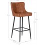 Dallas Bar krakk - Vintage brun / svart