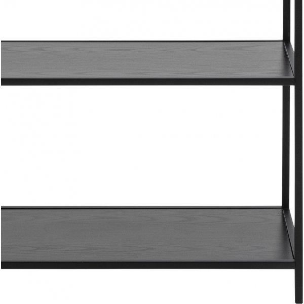 Seaford stigehylle 77x174 cm - Sort