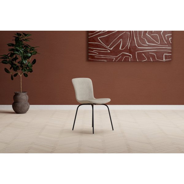 Spisestol Linus i beige boucl�