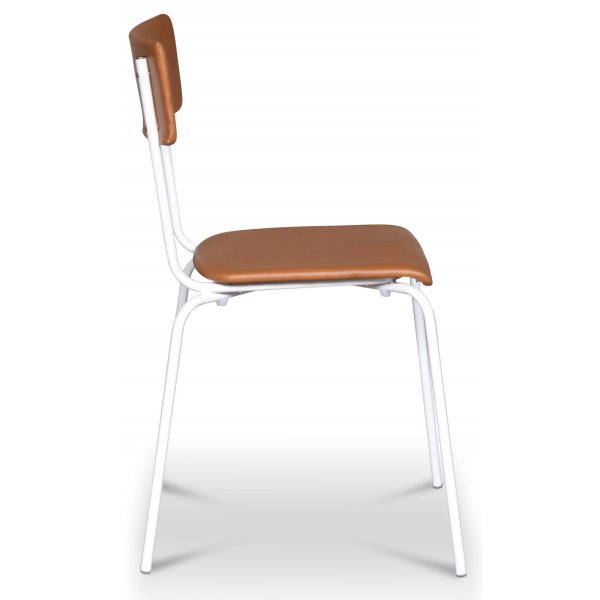Cliff stol - Hvit/Brun Cliff stol - Hvit/Brun