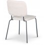 Lokrume spisegruppe 120 cm bord i lyst tre + 4 Lokrume beige stoler