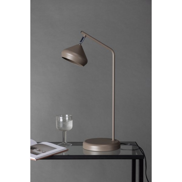 Isaberg bordlampe - Krom/Mocca Isaberg bordlampe - Krom/Mocca