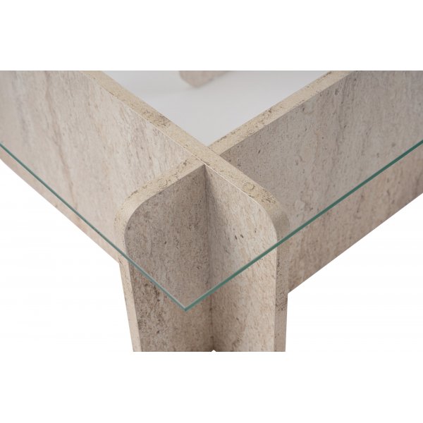 Vetrino salongbord - Travertin/marmor