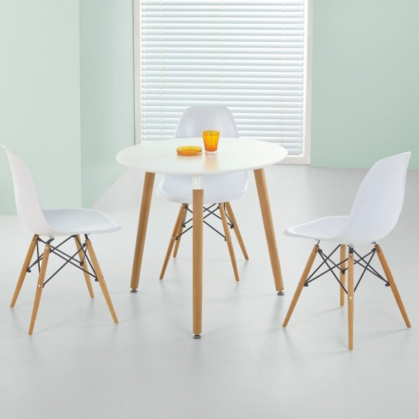 Nesto rundt spisebord - Hvit Nesto rundt spisebord - Hvit