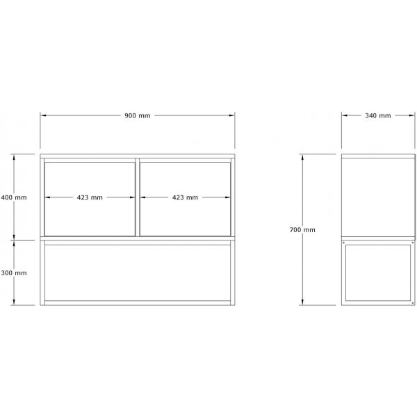 Zermat konsollbord - Travertin Zermat konsollbord - Travertin
