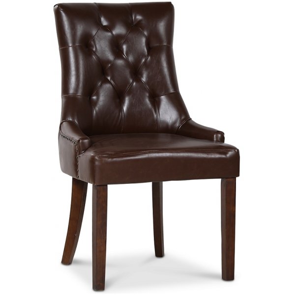 Lamier spisegruppe Bord med 4 stk. Tuva stoler i brun PU med rygghåndtak Lamier spisegruppe Bord med 4 stk. Tuva stoler i brun PU med rygghåndtak