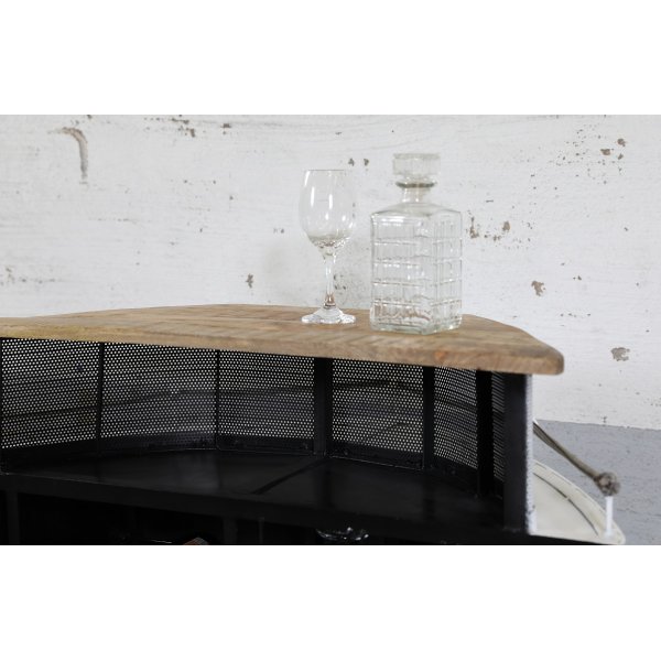 Vintage skipsbar - Hvit/bl