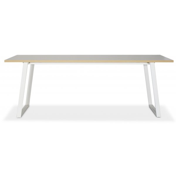 Edge 3.0 Spisebord 240x90 cm - Hvitt høytrykkslaminat (HPL) Edge 3.0 Spisebord 240x90 cm - Hvitt høytrykkslaminat (HPL)