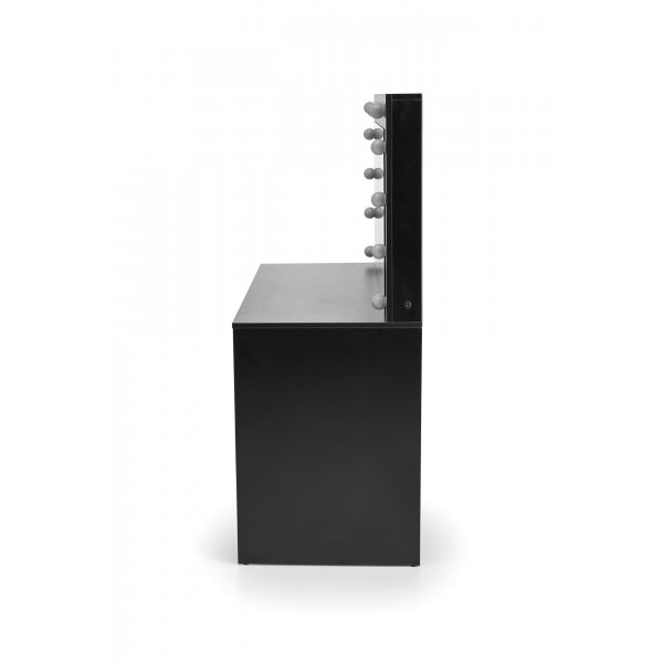 Svart sminkebord med belysning og oppbevaring - Facada Svart sminkebord med belysning og oppbevaring - Facada