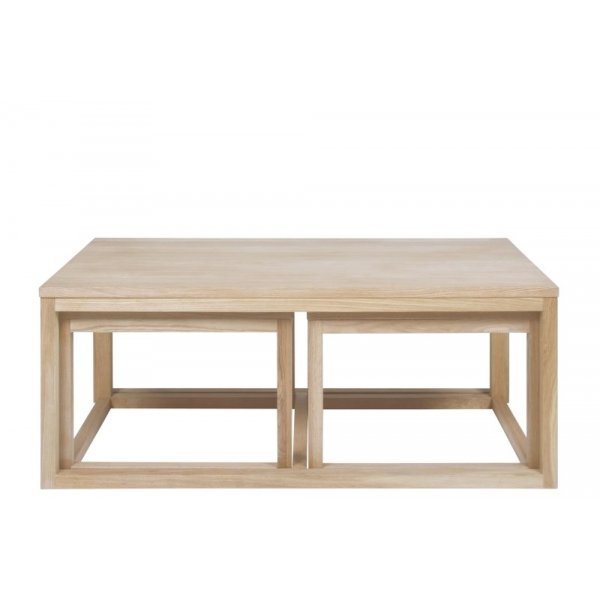 Cornus bord 120x60 cm - Hvitpigmentert eik