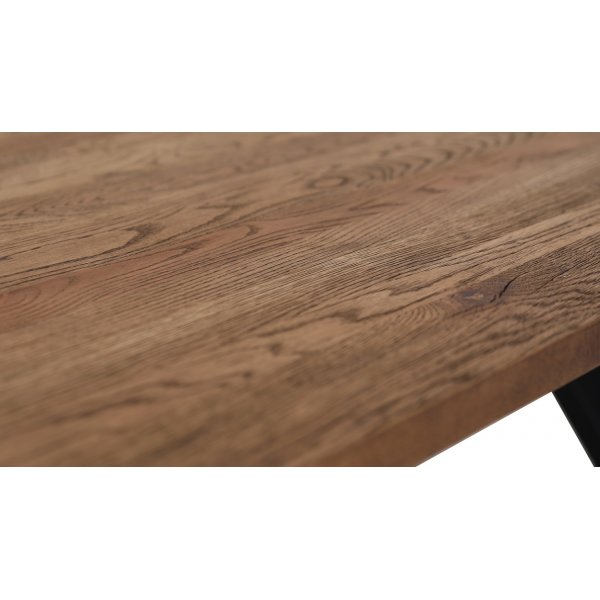 Forest spisebord med U-ben - Brunoljet eik - 220 cm