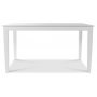 Mellby spisegruppe 140 cm bord med 4 sorte Thonet No14 stoler - Hvit / Sort