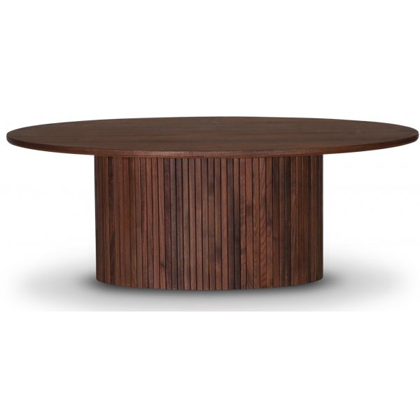 Nova ovalt salongbord 125 cm - Valnøtt Nova ovalt salongbord 125 cm - Valnøtt