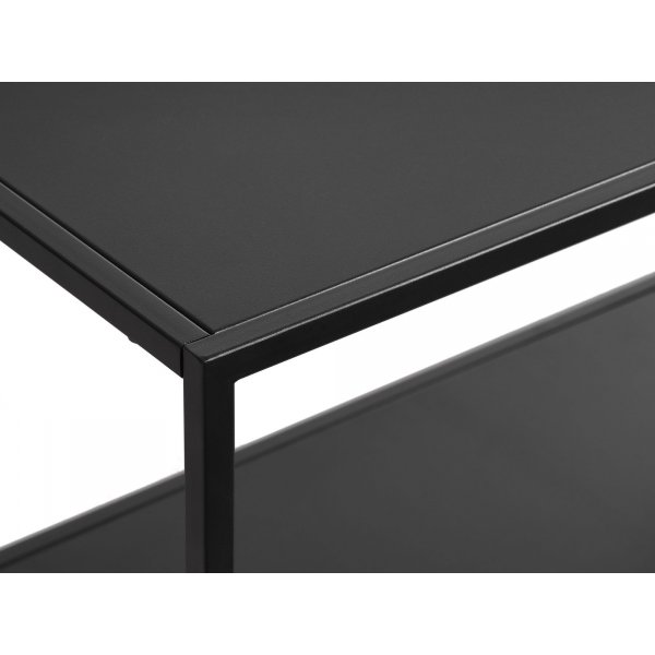 Billy svart metall bokhylle - 180x80 cm Billy svart metall bokhylle - 180x80 cm