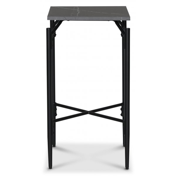 Wayne sidebord kryss - Gr marmorfolie + Mbelftter