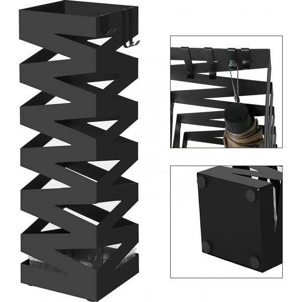 Denzel paraplystativ - svart