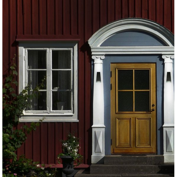 Vegglampe Rigel - Mrkegr