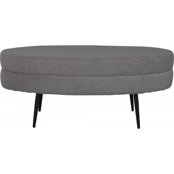 Rino sittepuff - Grbeige teddy